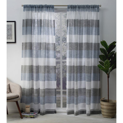 Blue Rod Pocket Curtains Amp Drapes You Ll Love In 2019